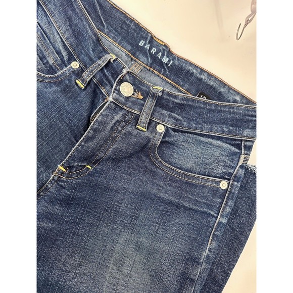 Barami Y2K Low Rise Flare Jeans Washed Blue Flares Urban bootcut - Picture 6 of 12